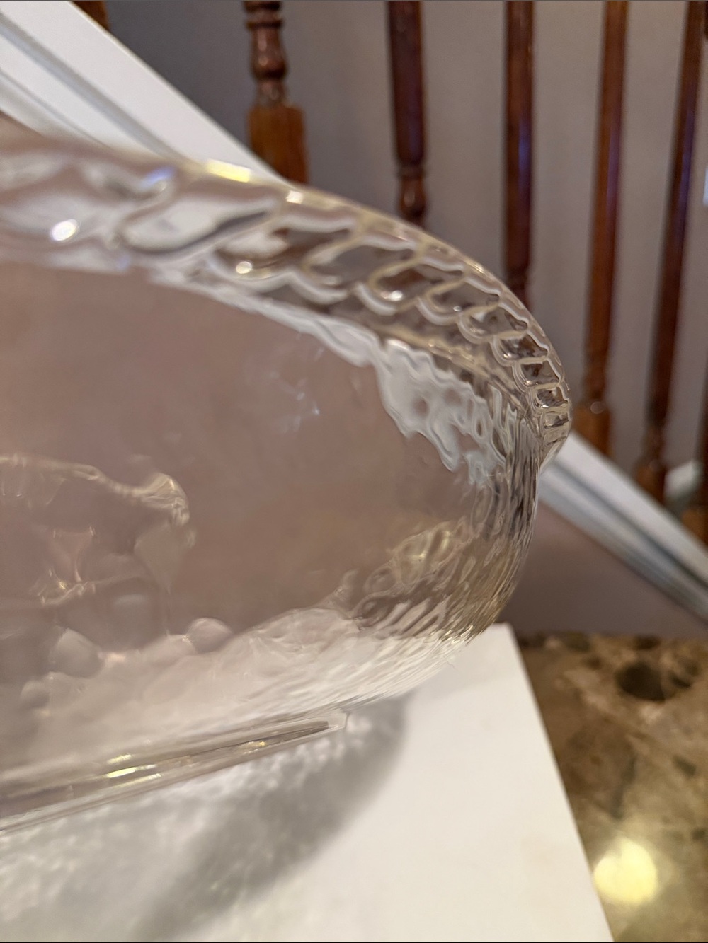Pottery Barn Acrylic Large Chip and Dip Bowl - Picture 5 of 8